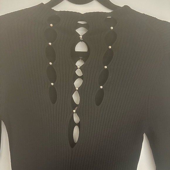 Gorgeous Maje dress in black giving Versace/Showgirls vibes - Picture 3 of 5